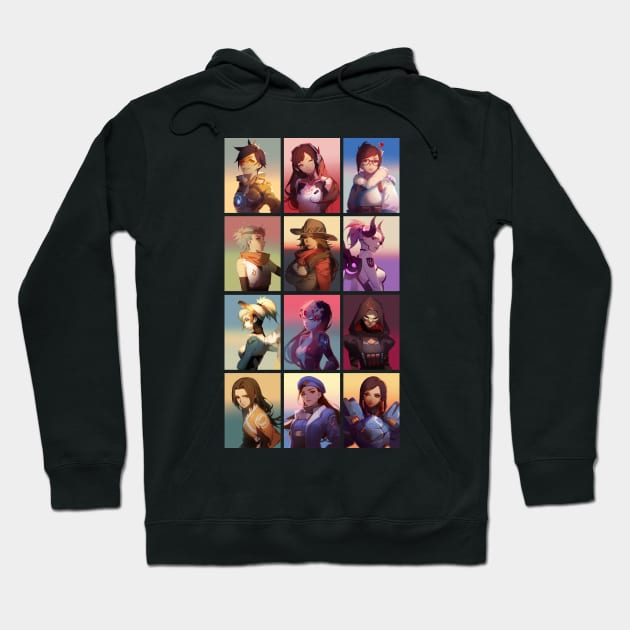 Overwatch - Girls Hoodie by Pegazusur